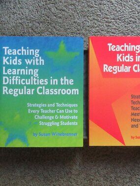2 teacher books; Kids w. learning difficulties & gifted kids in reg. classroom